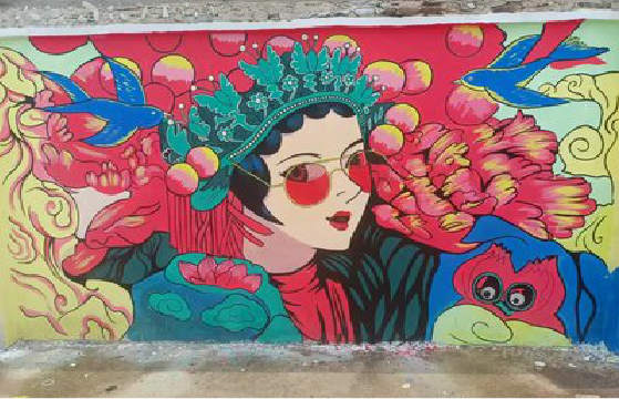 荔浦墙体彩绘-网红墙