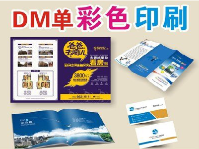 荔浦单页印刷，色彩搭配简单。