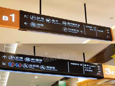 荔浦如何通过商场标识牌引导客流分布？